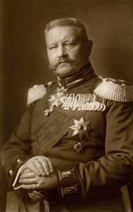 Historie. Tyskland. Generalen Paul von Hindenburg. Foto, Tyskland, ca. 1914-16. (postkort) af Unbekannter Künstler