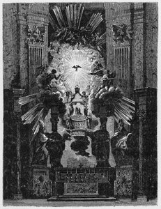 Geschichte des antiken Rom. Tribüne des heiligen Petrus von Unbekannt