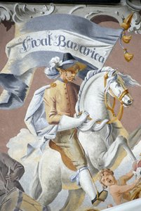 Rytter, Fresco, Baviere, Tyskland. af Unbekannter Künstler