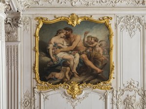 Jomfruhinde af Hercules og Hebe. Maleri af Charles Tremolieres (1703-1739). Prinsens værelse. Hotel de Soubise, Paris af Unbekannt