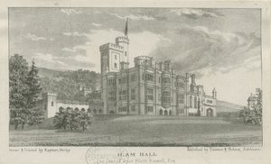 Ilam Hall: lithograph, nd [c.1839] dani af Unbekannt