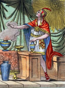 Inka-præst af Unbekannter Künstler