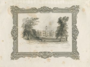 Ingestre Hall: steel engraving, 1 Apr 1841dani af Unbekannt