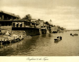 Irak - Bagdad og Tigris af Unbekannter Künstler