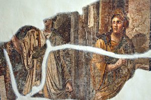 Isiac Ceremony Mosaic, fra Vakto, Tyrkiet af Unbekannt