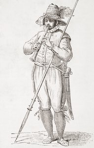 Italian Peasant Playing Dulzaina, fra 
