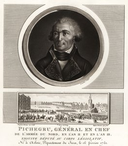 Jean Charles Pichegru, revolutionær general og chef for Nordens hær, sluttede sig senere til royalisterne, døde i fængsel af Unbekannt