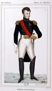 Jerome Bonaparte, ca. 1810 (kobberstik) af Unbekannter Künstler