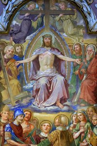 Jesus-Kristus i Majestæt. Klosterneuburg kloster, Wien, Østrig af Unbekannt