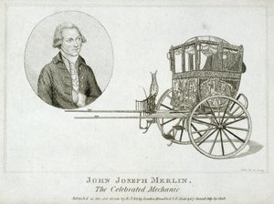 John Joseph Merlin, belgischer Erfinder und Mechaniker, ca. 1770