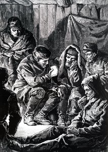John Richardson under en Franklin overland arktisk ekspedition. af Unbekannt