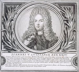 John V af Portugal (litho) af Unbekannt