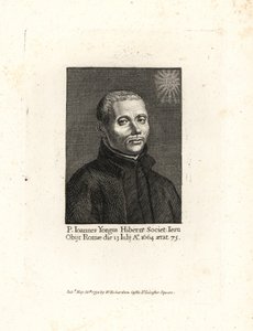 John Yonge, Ioannes Yongus, irsk jesuitterpræst, død 1664, 75 år gammel. Kobberstik fra William Richard