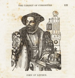John of Leiden, hollandsk anabaptistleder af Unbekannter Künstler