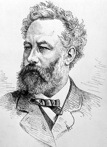 Jules Verne (gravering) af Unbekannter Künstler