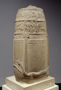 Kudurru, Kassite charter for tildeling af jord, ufærdig, ca. 1200 f.Kr. (kalksten) af Unbekannt