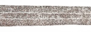 Late medieval broadsword, with earlier Viking blade and bearing the arms of the De Bohun family, Earls of Hereford and Essex, 11th - 14th centurydani af Unbekannt
