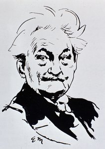 Leoš Janáček (blæk på papir) af Unbekannt