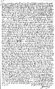 Brev skrevet af John Donne til Sir Robert Cotton, der med kritik returnerer en kopi af afhandlingen 