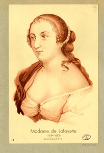Madame de Lafayette af Unbekannter Künstler