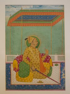Maharaja Ajit Singh, Maleri, Mehrangarh Fort, Jodhpur, Rajasthan, Indien, Asien (foto) af Unbekannter Künstler