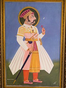 Maharaja Kumbha, maleri, Mehrangarh Fort, Jodhpur, Rajasthan, Indien, Asien (foto) af Unbekannter Künstler