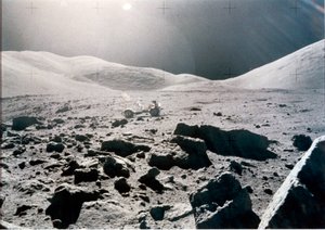 Bemandet rumflyvning, USA, Apollo 15 Panoramaudsigt over månens overflade, Apollo 15 af Unbekannt