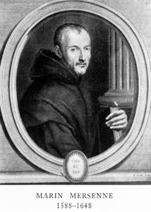 Marin Mersenne, fransk matematiker og videnskabsmand, begyndelsen af det 17. århundrede af Unbekannt