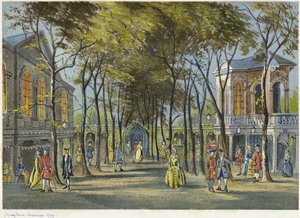 Marylebone Gardens, London 1778 af Unbekannter Künstler