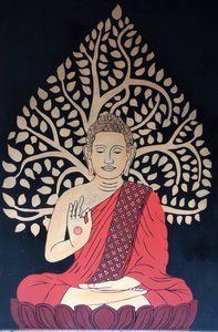 Mediterende Buddha Paris Frankrig af Unbekannt