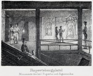 Saltmine: Monument af Saint Rupert og Saint Sigismund, i Durrnberg, Østrig af Unbekannt