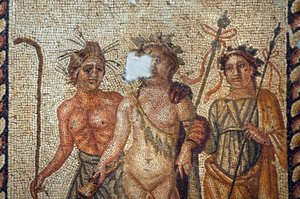 Mosaik af Dionysos fra Antakya, Tyrkiet af Unbekannt