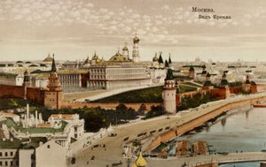 Moskva - udsigt fra Kreml, Rusland af Unbekannter Künstler