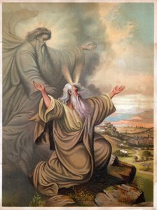 Moses (litho, omkring 1900) af Unbekannter Künstler