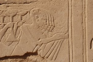 Flere hoveder, karnak, Luxor, Egypten (foto) af Unbekannt