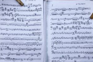Musikpartitur, Montesano, Italien af Unbekannt