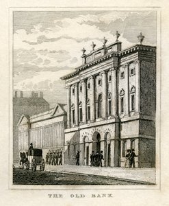Gammel front af Englands bank før 1835 af Unbekannt