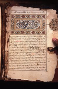 Gamle koraniske manuskripter, Chinguetti, Mauritanie af Unbekannt