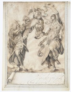 Side fra albummet Amicorum af Philipp Hainhofer, 1596-1633 af Unbekannt
