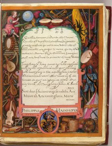Sider fra albummet Amicorum af Philipp Hainhofer, 1596-1633 af Unbekannt