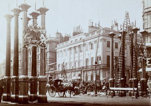 Park Lane bliver dekoreret til dronning Victorias diamantjubilæum af Unbekannt