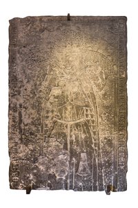Petronille gravsten, hustru til ridderen Reli de Mareuil, døde ca. 1280 (Gravsten) Cistercienserklosteret Royaumont (kloster) 1228-1235 Asnieres-sur-Oise (Asnieres sur Oise), Val-d