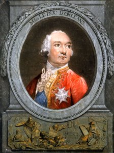 Philippe Egalite, ca. 1789 (kobberstik) af Unbekannter Künstler