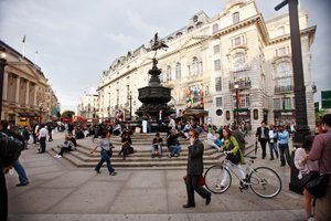 Piccadilly Circus, London (foto) af Unbekannt