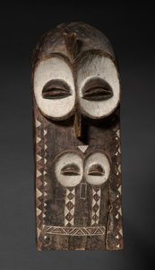 Plankemaske, muligvis begyndelsen af 1900-tallet af Unbekannt