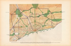 Tavle XLIV fra Plan of Chicago af Unbekannt