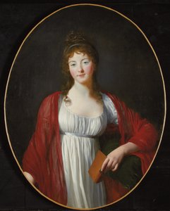 Portræt af Diane de Simiane, ca. 1800