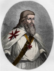 Porträt von Jacques de Molay von Unbekannt