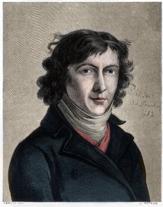 Portrait of Louis de Saint Justdani af Unbekannt
