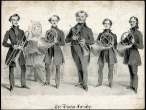 Porträt der Familie Distin von Unbekannt